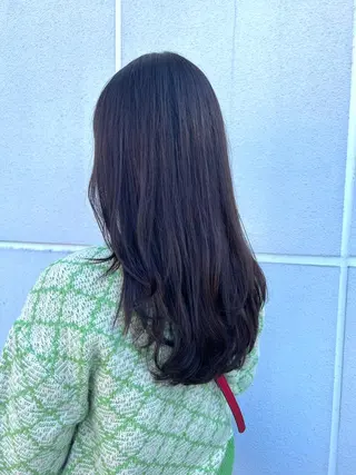 ロング カラー 松坂 真衣のヘアスタイル