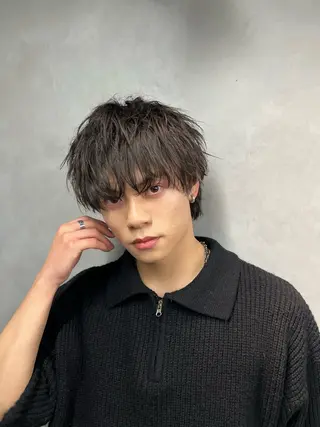 ショート パーマ メンズ TSUBASA/銀座 メンズお任せくださいのヘアスタイル