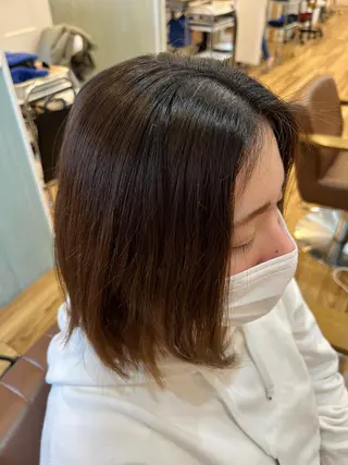ミディアム 🐰ハイトーンカラー 畠山 渡🐰のヘアスタイル