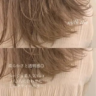 ミディアム カラー レイヤー/艶髪 🇰🇷Ryotaのヘアスタイル