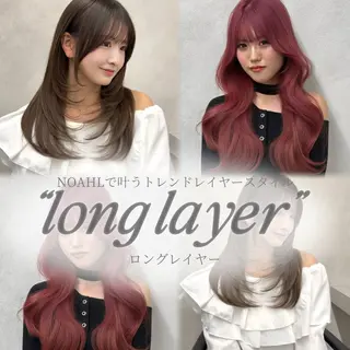 ロング レイヤー/ハイトーン 🍎森貝洋亮🍎のヘアスタイル