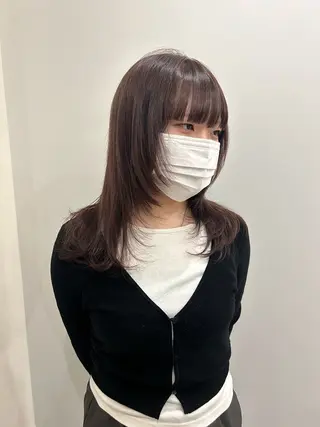 セミロング hair&eye🎀 /momoKaのヘアスタイル
