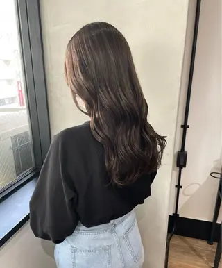 ロング カラー ヘアアレンジ coco♡ 韓国hairのヘアスタイル