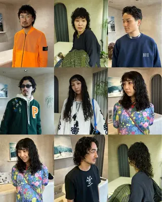 パーマ Bërg kiraのヘアスタイル