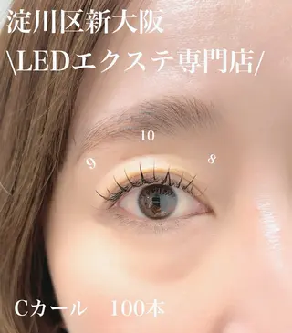 マツエク・マツパ LEDエクステ専門 淀川区Doorsのマツエク・マツパデザイン