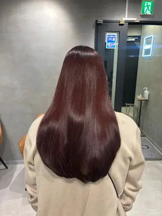 ロング カラー 艶カラー✨️髪質改善 🪽縮毛矯正mamiのヘアスタイル