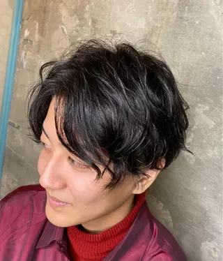 パーマ メンズ 派手髪系🦄美容師 chikaのヘアスタイル