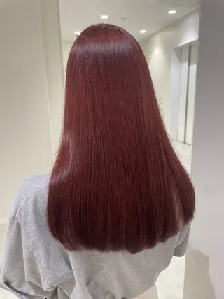 ロング カラー 🎟ブリーチなし/艶 /暖色🎀くるみのヘアスタイル