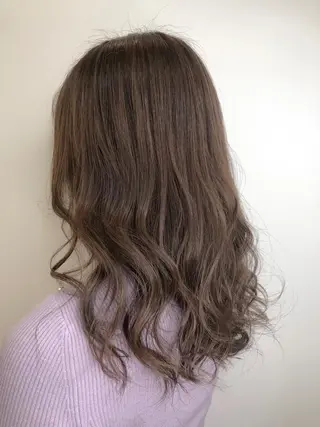 ミディアム カラー 【透明感、艶髪】西村 有司のヘアスタイル