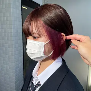 ショート カラー ⭐️横浜ブリーチ特化 美容師 堤涼⭐️のヘアスタイル