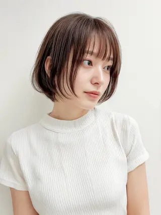 ミディアム 梅田🫧髪質改善 縮毛矯正🫧村上蒼生のヘアスタイル