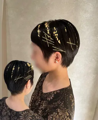 ショート 藤原 史江のヘアスタイル
