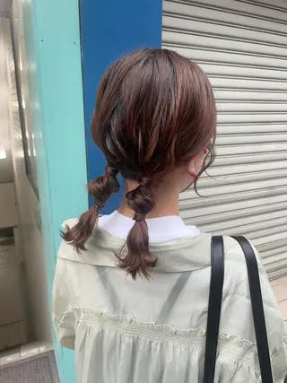 ミディアム ヘアアレンジ 小原 慧美のヘアスタイル