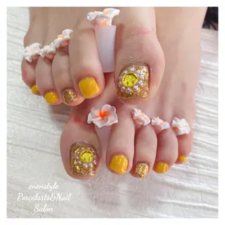 ミディアム ネイル 🐾enen style 🐾のネイルデザイン