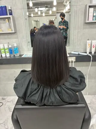 セミロング Endearing 🌟銀座のヘアスタイル