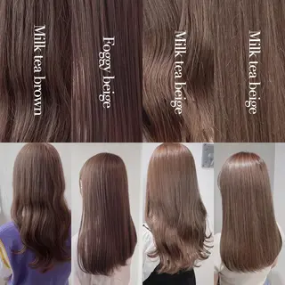 カラー 💗ブリーチなし暖色 kotono💗のヘアスタイル