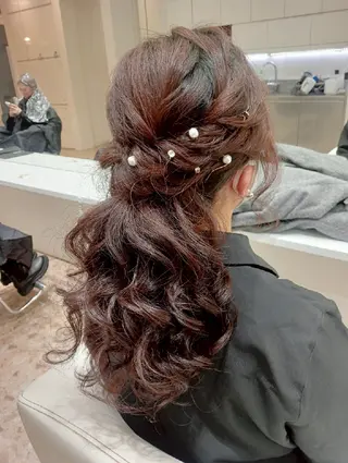 ヘアアレンジ ソウワ ヒナコのヘアスタイル