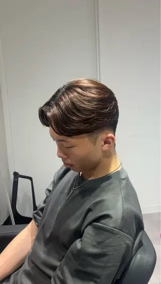 パーマ メンズ メンズ縮毛矯正 ulus高森蓮のヘアスタイル