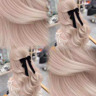 ロング カラー ハイトーン特化💍 NØRN💍韓国のヘアスタイル