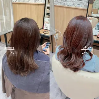 カラー 透明感カラー️🫧 ℝ𝕚𝕟𝕒のヘアスタイル