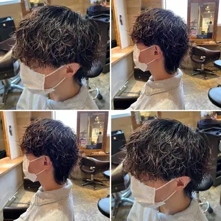 パーマ メンズ メンズパーマ特化 望月謙二郎のヘアスタイル