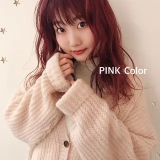 セミロング カラー 市川 千夏のヘアスタイル