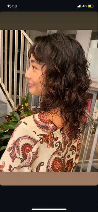 パーマ 七里ヶ浜美容師 🎀YURA🎀のヘアスタイル