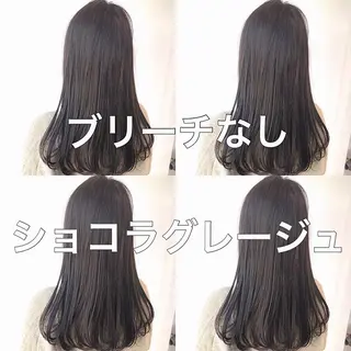 ロング カラー ヘアアレンジ 💖ブリーチなし透明 感💖ASAHIのヘアスタイル