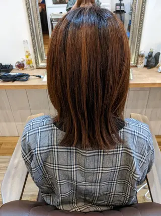 ミディアム 【泉中央】CLASS 中村のヘアスタイル
