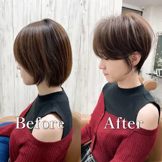 ショート 松尾 祐輝のヘアスタイル