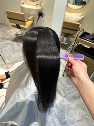 縮毛/透明感カラー Mariamu🫧のヘアスタイル
