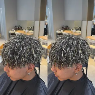 カラー 山内 優成のヘアスタイル