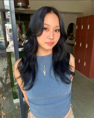 ロング カラー 梅田デザインカラー 🌈🏆ヒノキのヘアスタイル