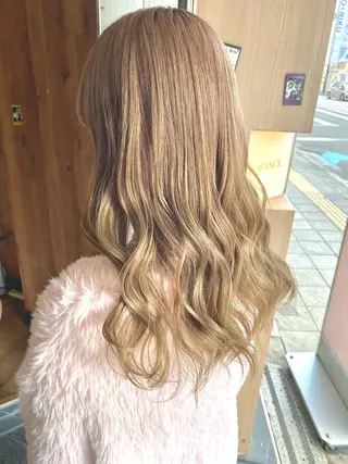 ミディアム カラー ヘアアレンジ 村上 ゆういのヘアスタイル