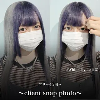 ロング カラー ヘアアレンジ 柔らかカラー/ 縮毛矯正YUTO🧋のヘアスタイル