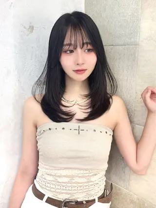 ロング sakura/韓国 /透明感カラーのヘアスタイル