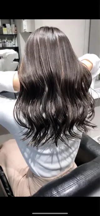 セミロング カラー 心斎橋なんば 大野竜輝のヘアスタイル
