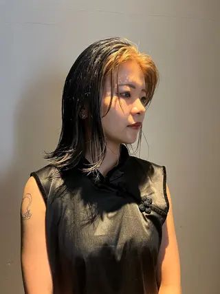 ミディアム haku hair/ 宿谷直暉のヘアスタイル