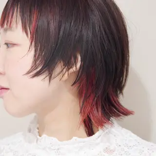 ショート カラー 【吉祥寺】ショート/ レイヤーボブ/ryoのヘアスタイル