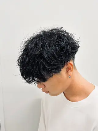 ショート パーマ メンズ 🏁メンズパーマ/ RYOYAのヘアスタイル