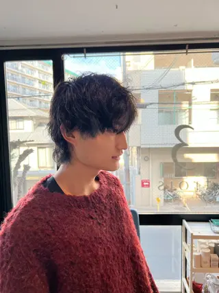 メンズ こばやし あこのヘアスタイル