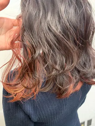 セミロング 初めてでも失敗しない 透明感カラー Miiのヘアスタイル