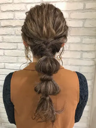 ロング ヘアアレンジ 大平 美沙のヘアスタイル
