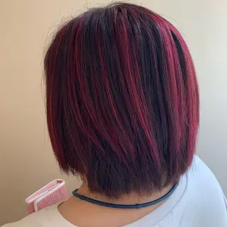 ショート カラー 暖色/ブリーチカラー 🎀 M i k uのヘアスタイル