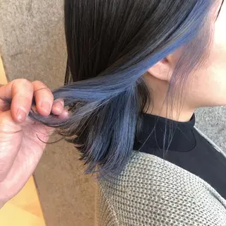 ミディアム 植田 彩のヘアスタイル