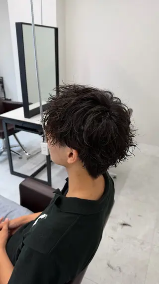 ショート パーマ メンズ メンズパーマ特化/ AOTOのヘアスタイル