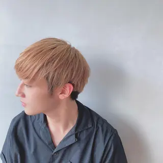 ショート カラー パーマ ヘアアレンジ メンズ 🤍透明感カラー🤍 Ryujiのヘアスタイル