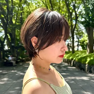 ショート 縮毛矯正/レイヤー taiga🧡のヘアスタイル