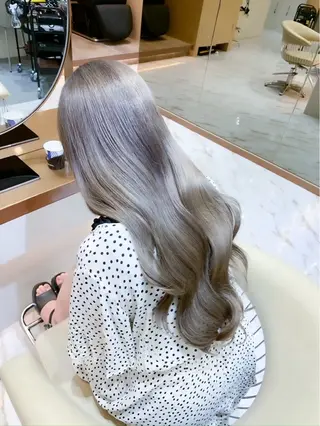 ロング 🫧似合わせレイヤー 透明感カラー🫧清野のヘアスタイル