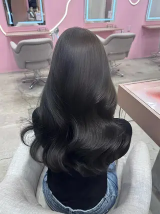 ロング 艶カラー✨レイヤー 𝐚𝐲𝐚𝐤𝐚のヘアスタイル